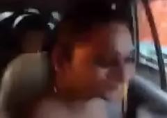 Drunk hatless Indian girls in car