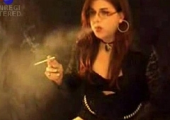 Smoking Shelady t-girl Michelle Be in love with smokin' t-girl smokin' fetish - 5