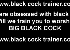 I need a hard black cock surrounding my cissy arse NOW!