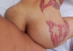 Busty amateur tranny shemale arse fucked
