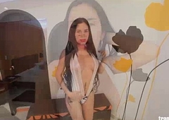 Transexual Chilean Cutie Carolina Strokes Will not hear of Huge Cock